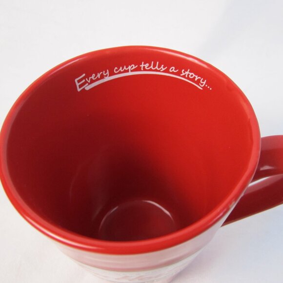Tim Hortons Cafe & Bake Shop KUWAIT Coffee Mug Red Every Cup Tells a Story -Used - Picture 5 of 10